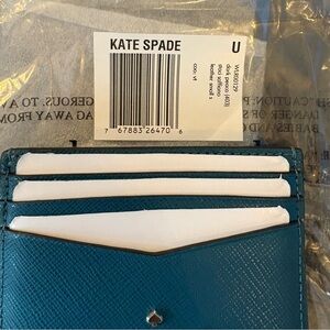 Kate Spade Blue Card Holder